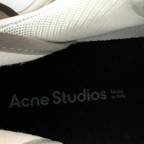 Women’s White Acne Studios Manhattan Sneakers New with Box EU 40 / US 10 - Picture 9 of 12
